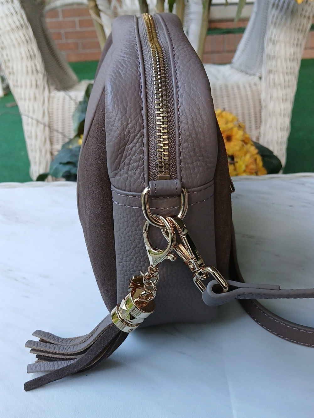 Pom Pom London City Crossbody Leather Bag - Picture 6 of 16